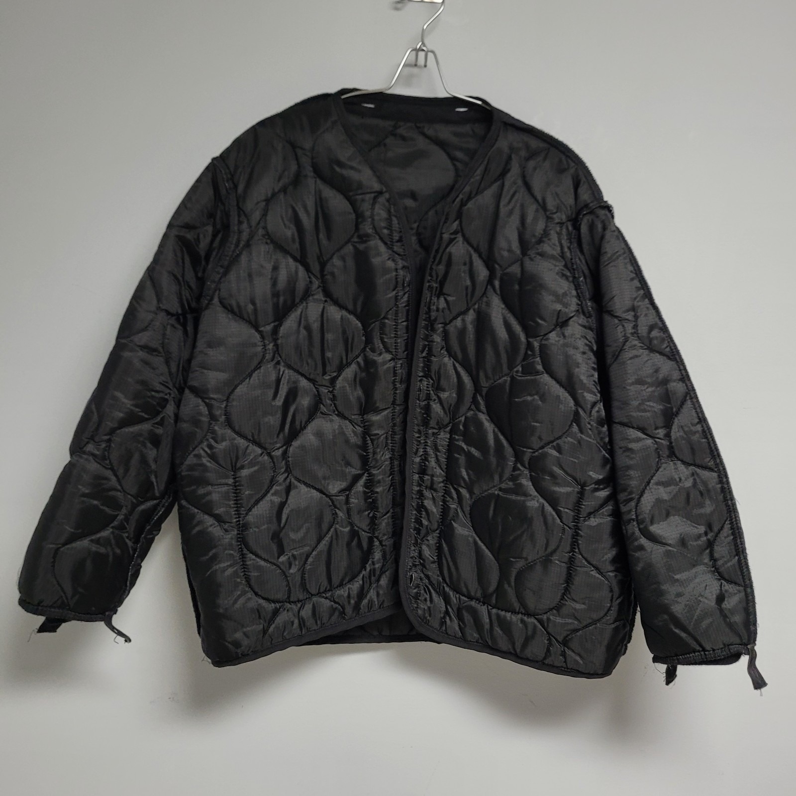 Alpha Industries Field Coat Liner X-Large Regular Black Als/92 M65 Quilted Nylon